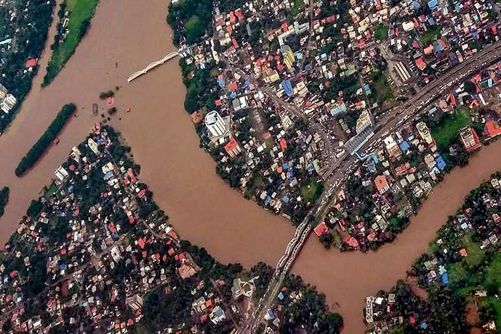 Two cyclonic systems cause severe floods in Kerala and Assam.
 - null
