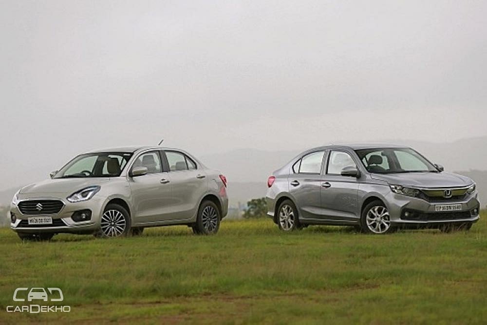 Cars In Demand: Maruti Dzire, 2018 Honda Amaze Top Segment Sales In July 2018