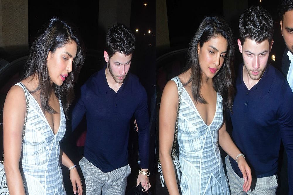 Priyanka Chopra And Nick Jonas Take Their Families Out Ahead Of Engagement Celebration