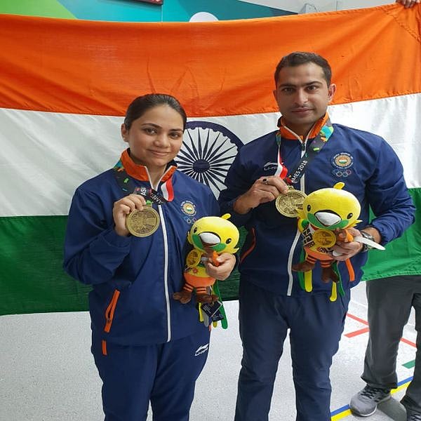 Asian Games: India's Apurvi Chandela, Ravi Kumar Win Bronze Medal In 10 Metre Air Rifle Mixed Team Event