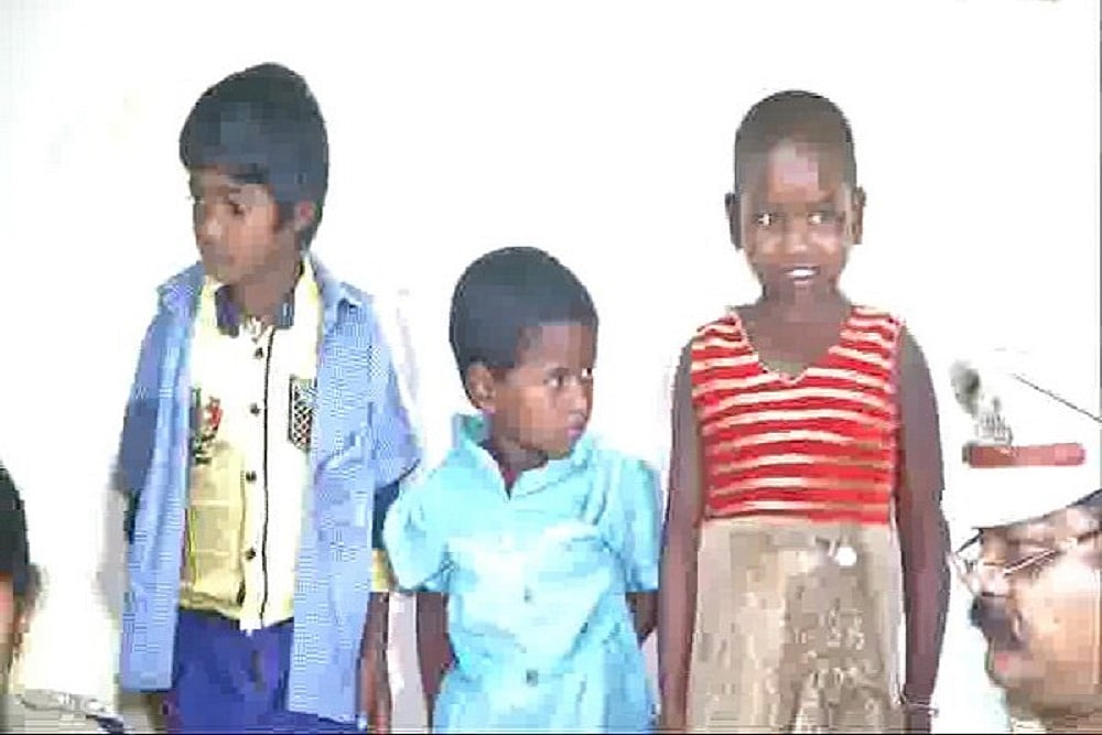 Three  Abducted Children Rescued, Kidnappers Held In Hyderabad