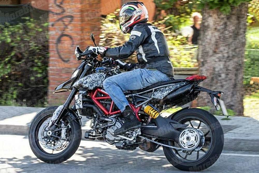 2019 Ducati Hypermotard Spied