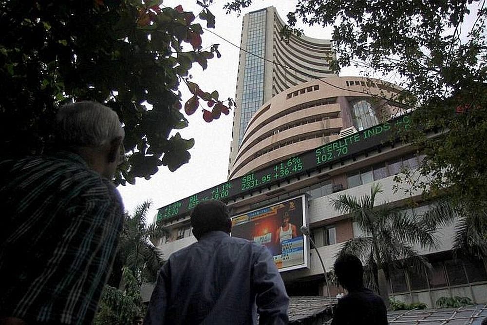 Sensex, Nifty Open At Record Highs, Pare Gains Amid Trade War Worries