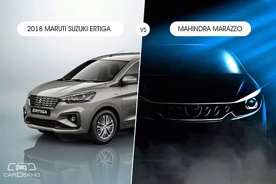 2018 Maruti Suzuki Ertiga vs Mahindra Marazzo - What To Expect?