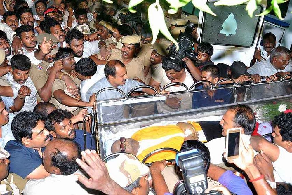 Delhi Conspired To Deny Anna His Rightful Place: Congress On Karunanidhi Burial Row