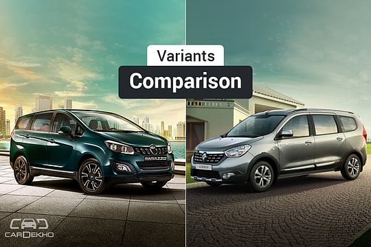 Mahindra Marazzo vs Renault Lodgy: Variants Comparison