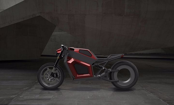 RMK Displays Hubless Electric Motorcycle