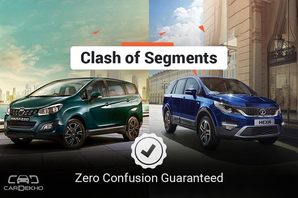 Clash Of Segments: Mahindra Marazzo vs Tata Hexa - Which Car To Buy?