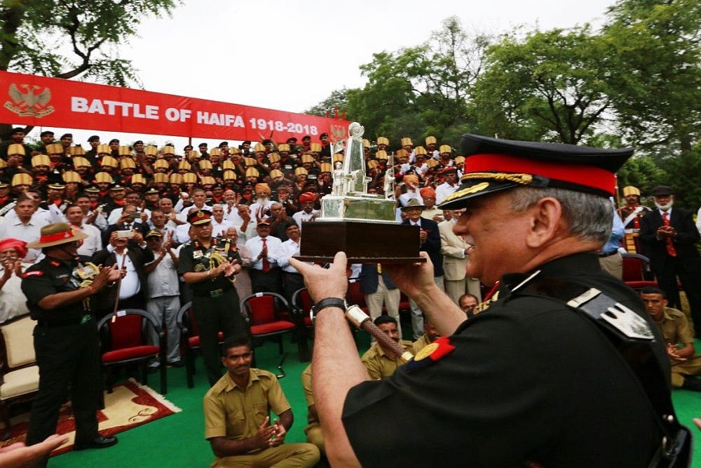 Haifa Day: Indian Army Commemorates Hundred Years Of Liberation Of Israeli City