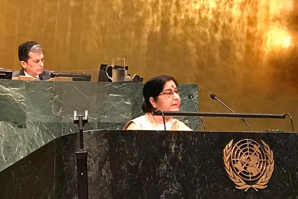 Stopped Talks Because Of Pakistan's Behaviour: Sushma Swaraj At UN