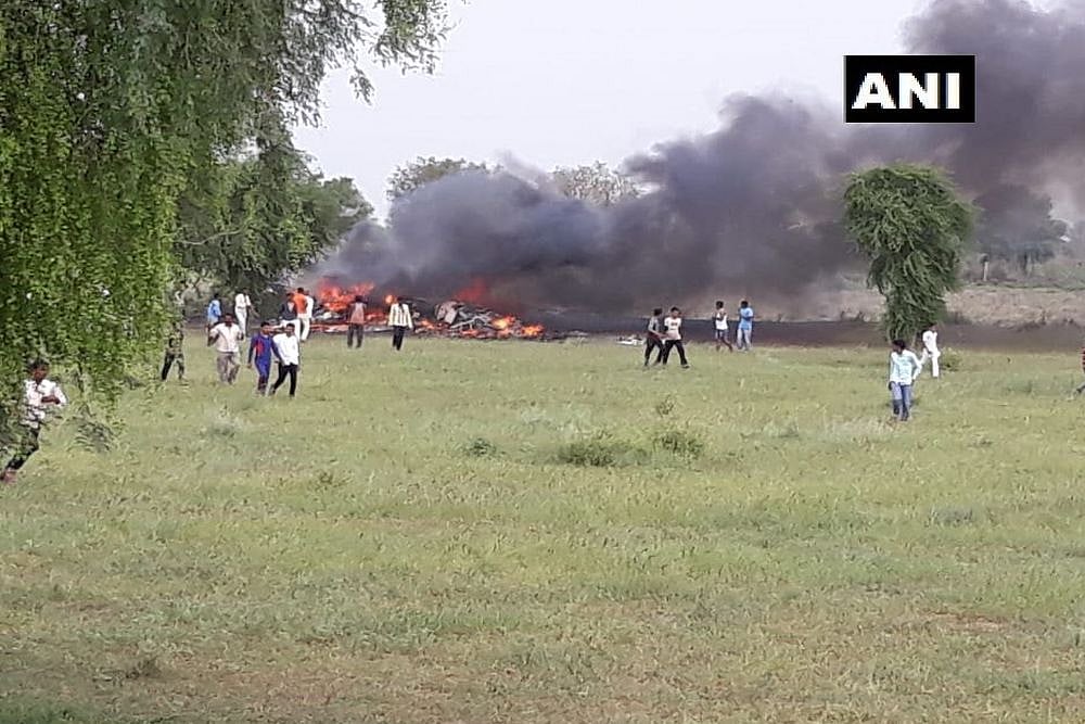 IAF's MiG-27 Fighter Jet Crashes In Jodhpur, Pilot Ejects Safely
