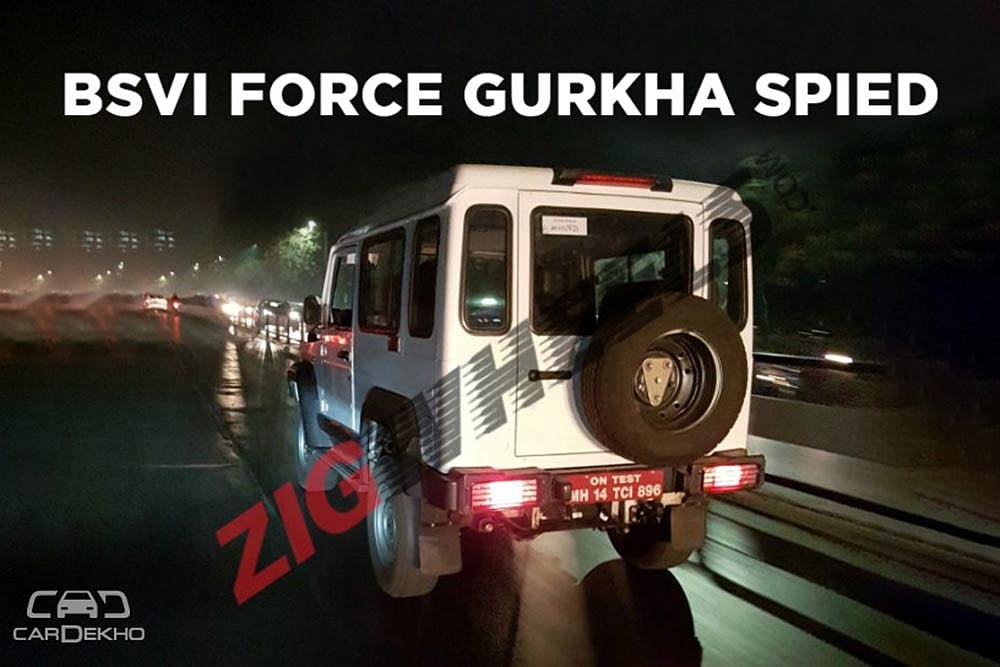 Force Gurkha Spied With BSVI Engine