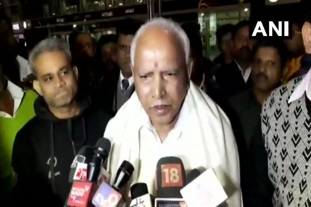 Back From Gurugram, Yeddyurappa Says BJP Not Involved In Any Bid To Topple Cong-JDS Govt