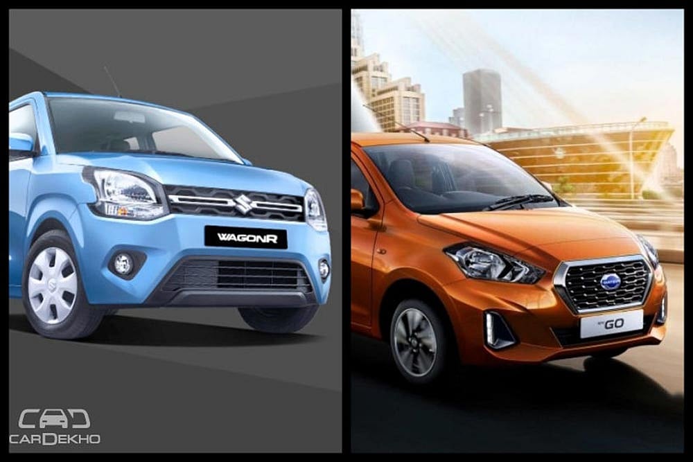 2019 Maruti Wagon R Vs Datsun GO: Variants Comparison
