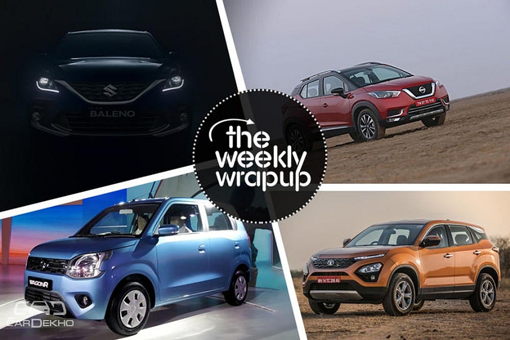 Weekly Wrapup: New Maruti Wagon R 2019, Tata Harrier And Nissan Kicks Launched, Maruti Baleno Facelift Bookings Open And More