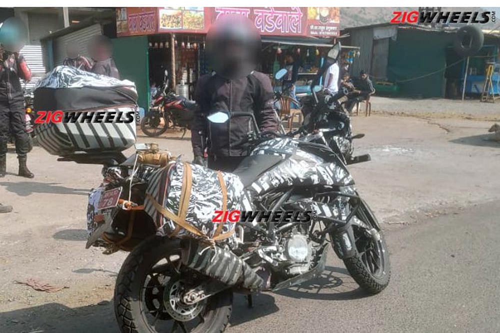 KTM 390 Adventure Spotted With Saddlebags And Top Box: EXCLUSIVE!