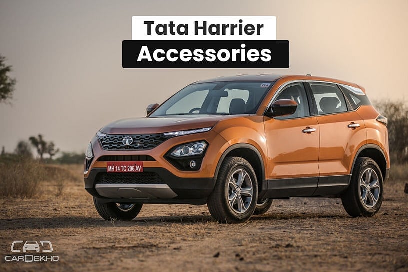 Tata Harrier Accessories: Gets Roof Rails, Chrome Garnish & More, No Sunroof