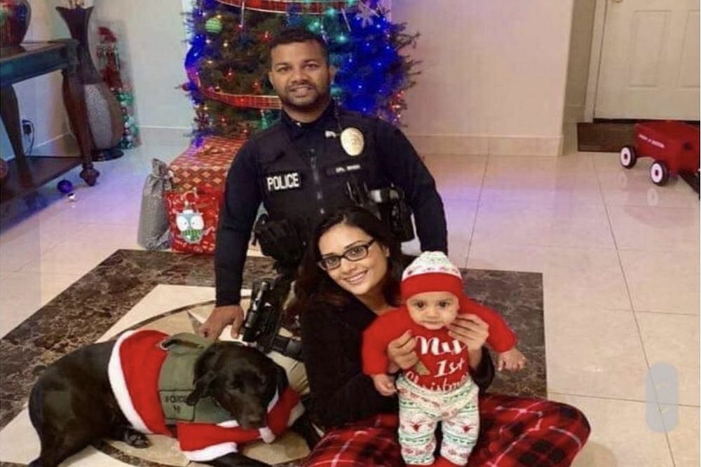 US President Donald Trump Speaks With Widow Of Indian-Origin Policeman In California