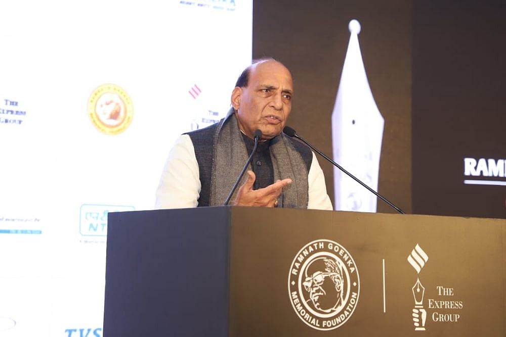 Media Acts As Mirror To Government, But It Should Not Be Painted With Any Colour: Rajnath Singh