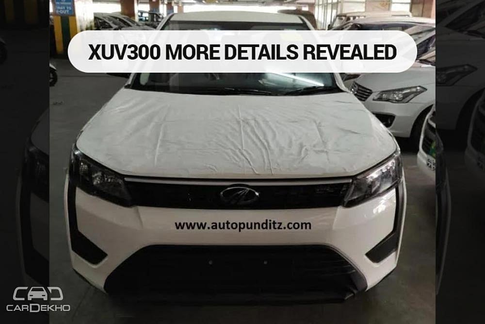 Mahindra XUV300 Likely To Get All-Four Power Windows, Steering Modes As Standard!