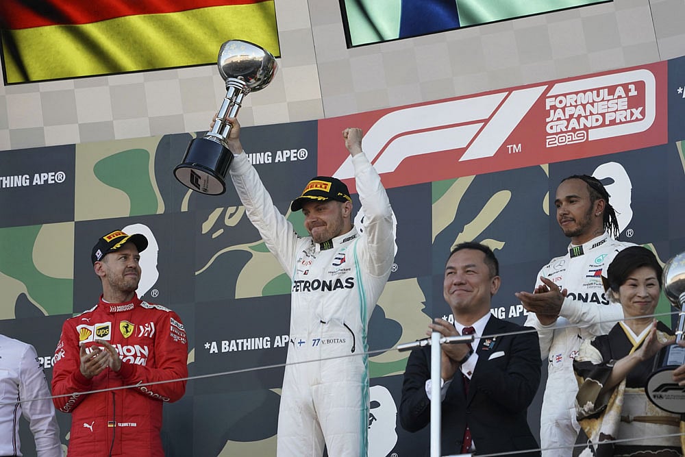 Japanese Grand Prix: Valtteri Bottas Ends Long Wait For Victory As Mercedes Seal Constructors' Title At Suzuka