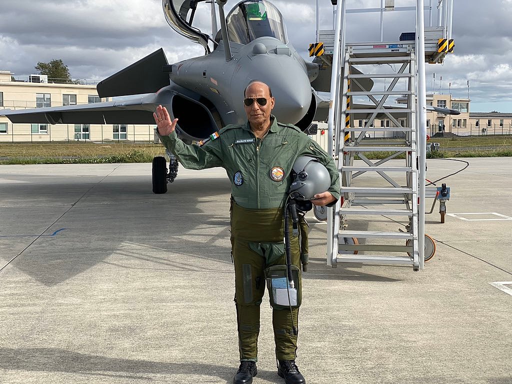 India Gets Its First Rafale Fighter Jet, Rajnath Singh Says 'Historic Day For IAF'
