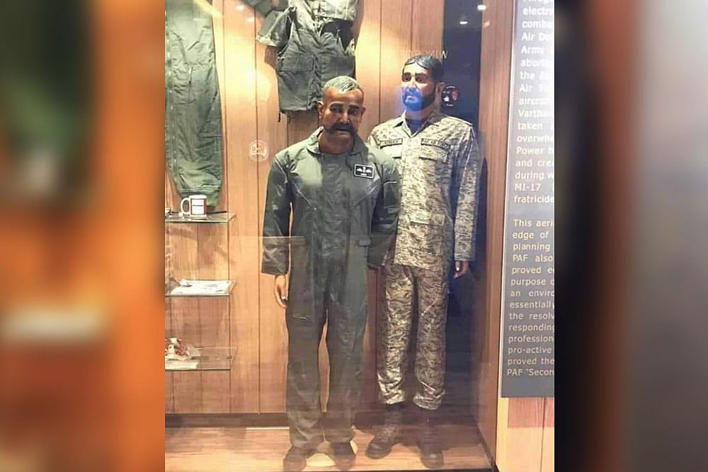 Pakistan Air Force Displays Wing Commander Abhinandan's Mannequin At War Museum