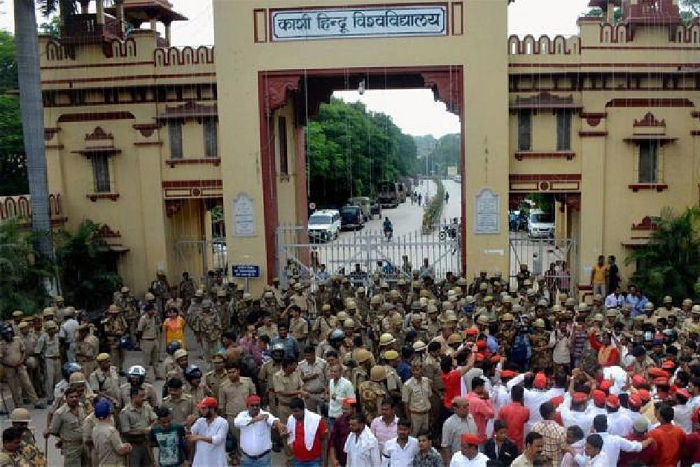 Banaras Hindu University Official Booked, Forced To Quit For Removing RSS Flag