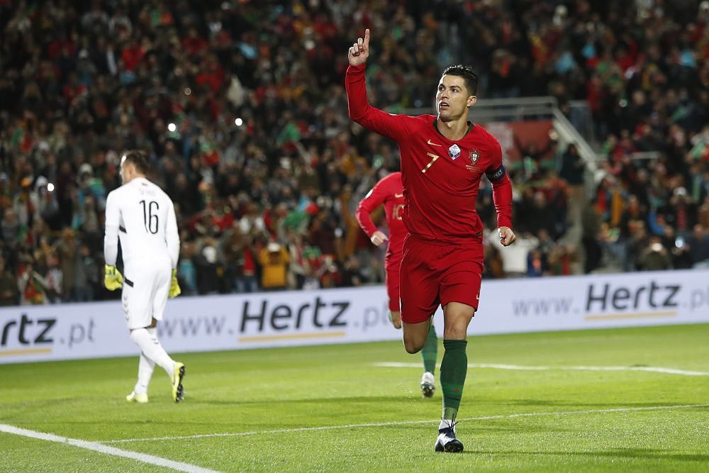 Cristiano Ronaldo Scores 99th Portugal Goal As Holders Seal Euro 2020 Spot