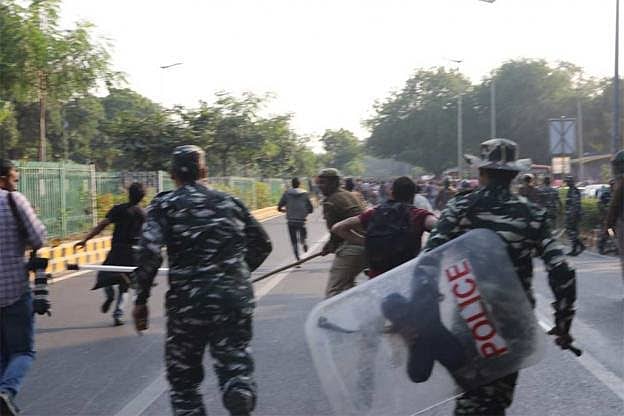 Shiv Sena Slams Centre Over 'Inhuman' Lathicharge On JNU Students