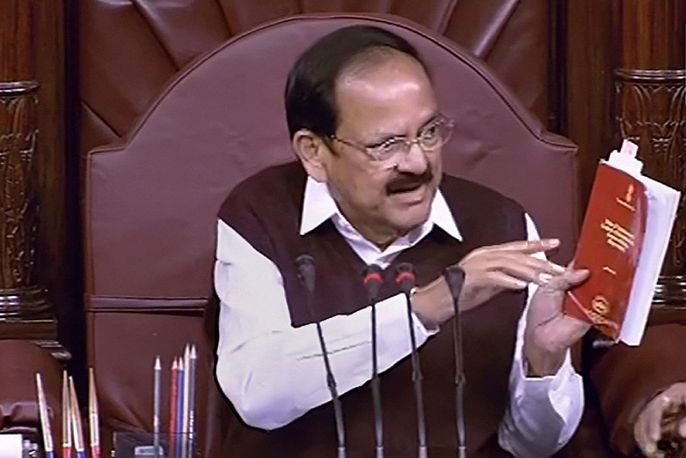 Electoral Bonds Issue 'Not Important Enough To Set Aside Business', RS Chairman Venkaiah Naidu Tells Congress
