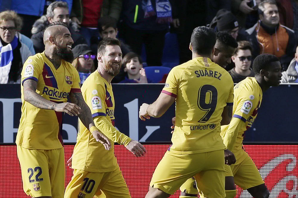 La Liga 2019-20, Leganes 1-2 Barcelona: Arturo Vidal Salvages Late Victory For Leaders