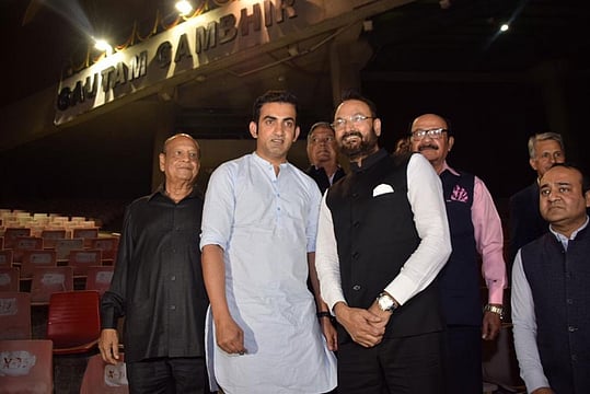 Gautam Gambhir Unveils Stand Named After Him At Kotla, Questions Rajat Sharma For Delay