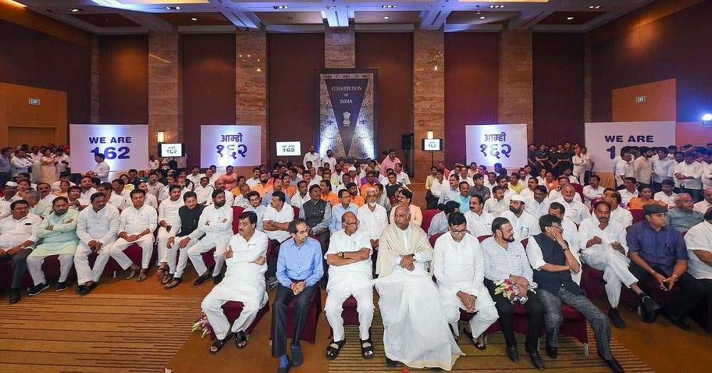 'Satyamev Jayate': Shiv Sena-NCP-Congress Say Ready To Defeat BJP In Trust Vote