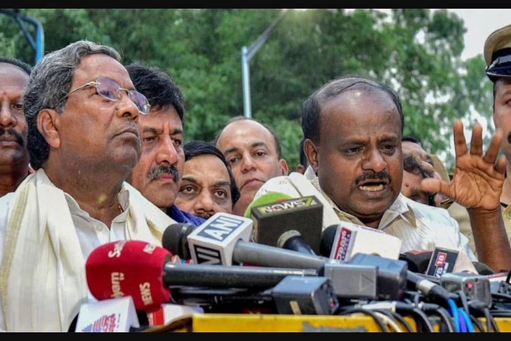 Police Books Siddaramaiah, Kumaraswamy, Others For Sedition Over Protests Against I-T Raids