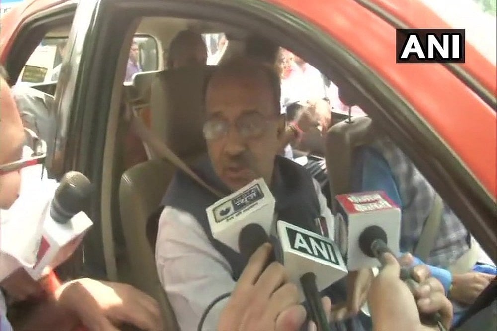 'Election Gimmick': On Even Day, BJP's Vijay Goel Protests In An Odd-Numbered Car
