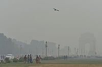 File Photo; Representative image : Neighbouring cities in the National Capital Region (NCR) also recorded “very poor” air quality. 