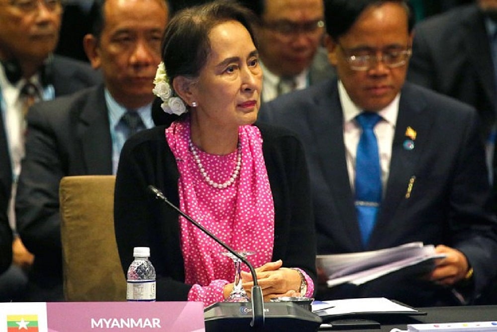 Aung San Suu Kyi Arrives At ICJ To Defend Myanmar Against Genocide Charges