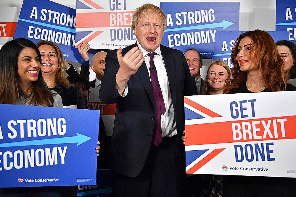 British Prime Minister Boris Johnson Wins Majority In General Election