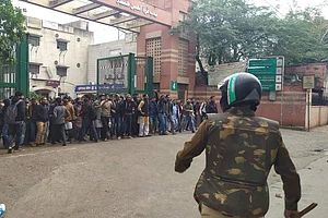 Police Use Tear Gas, Lathicharge As Jamia Students Stage Anti-Citizenship Act Protest In Delhi