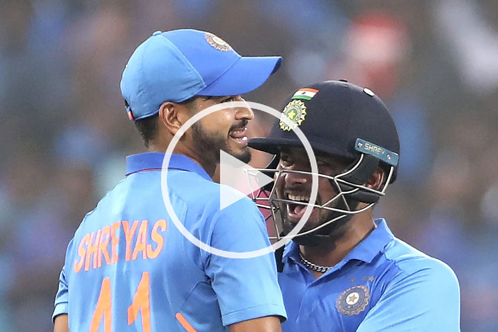 IND Vs WI, 2nd ODI: Shreyas Iyer And Rishabh Pant Hit Most Runs In An Over For India - WATCH