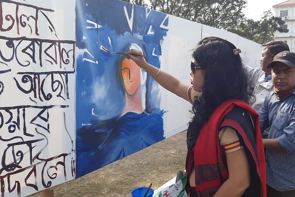 Assam Continues Its Protest Against Citizenship Amendment Act, Now With Poetry And Paintings