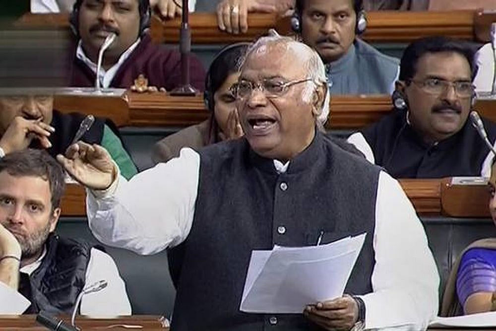 Congress leader Mallikarjun Kharge