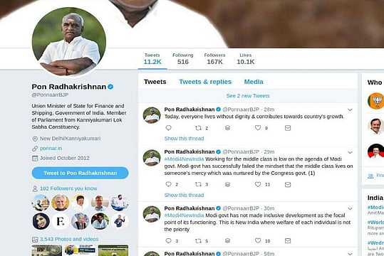 Why Is A Union Minister And BJP Criticising Modi On Twitter? Find Out