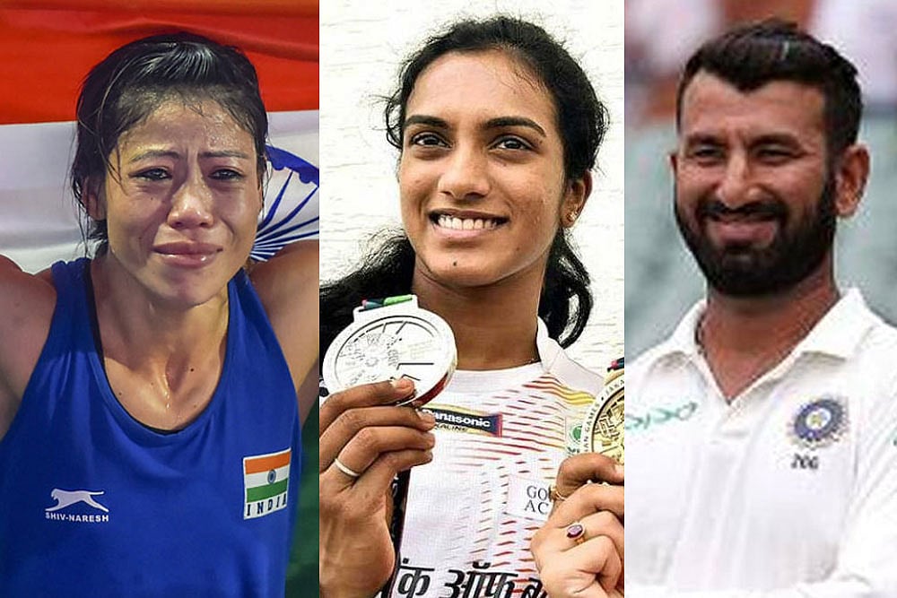 Cheteshwar Pujara, Mary Kom, PV Sindhu Nominated For Indian Sports Honours