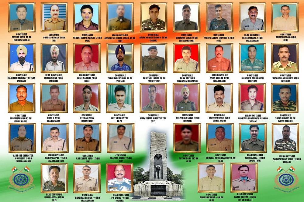 Pulwama Terror Attack: Complete List Of Martyred CRPF Jawans