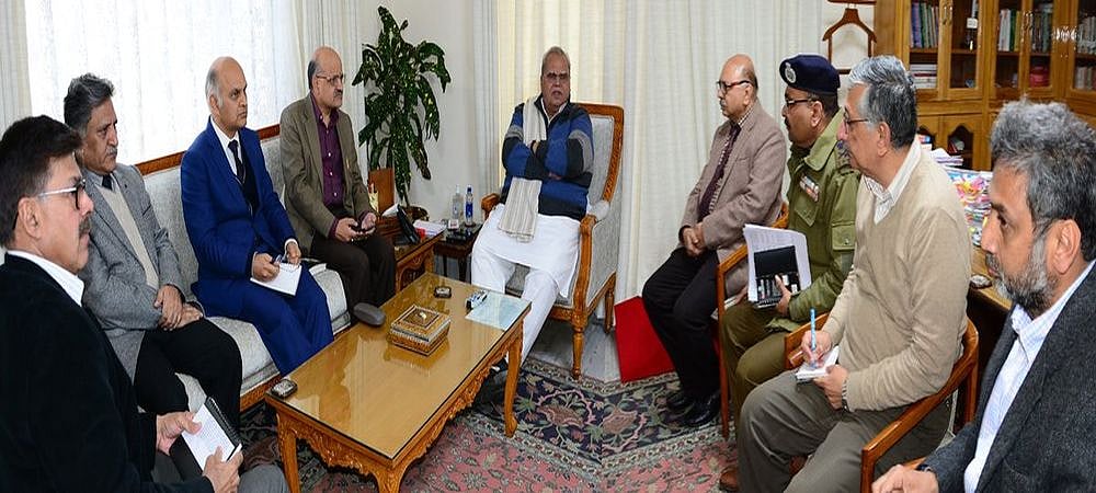 JK Governor Satya Pal Malik Reviews Security In The State, Appeals For Peace - null