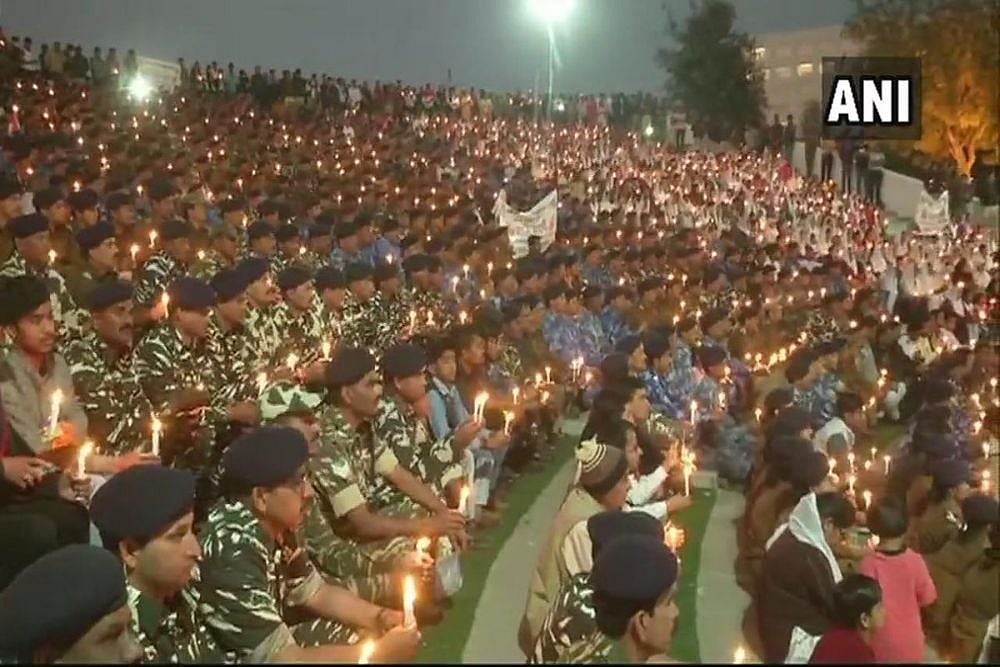 Amid Anger And Tears, Thousands Gather To Pay Tributes To CRPF Jawans Killed In Pulwama Attack