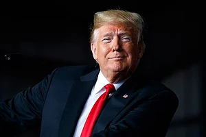 File photo : Merezhko had put Trump forward for the prize in November, citing hopes that the then-president-elect could broker peace between Ukraine and Russia.