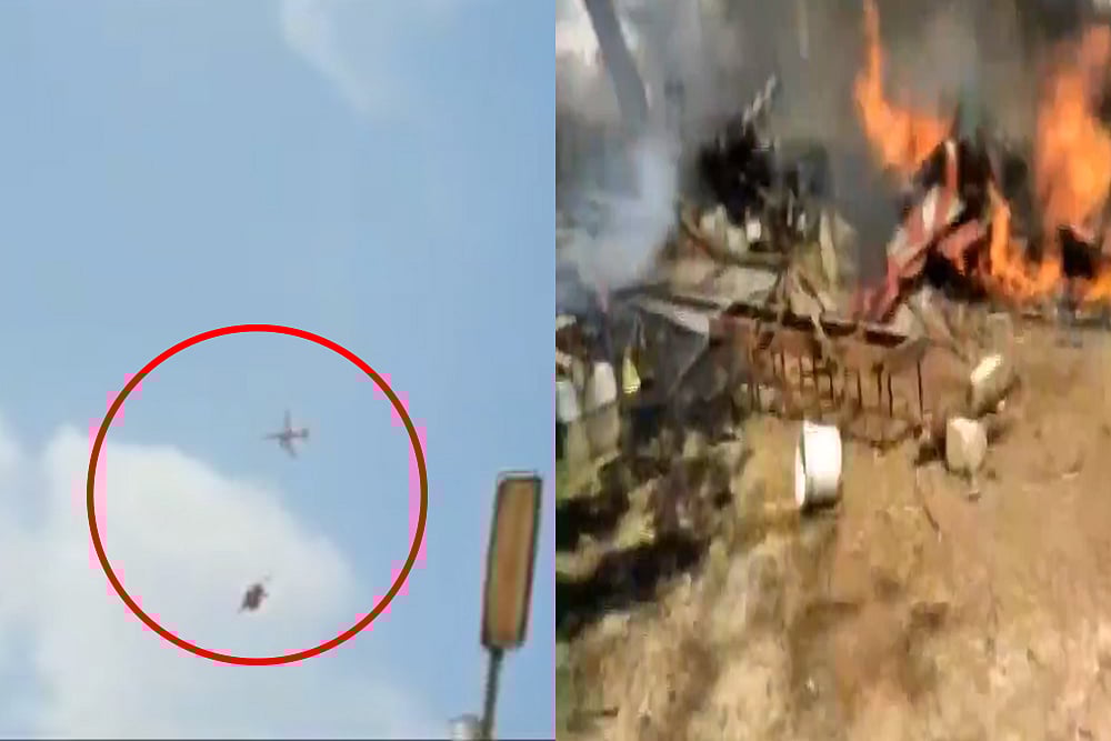 Two Aircraft Of Air Force’s Aerobatics Team Crash In Bengaluru, One Pilot Dead